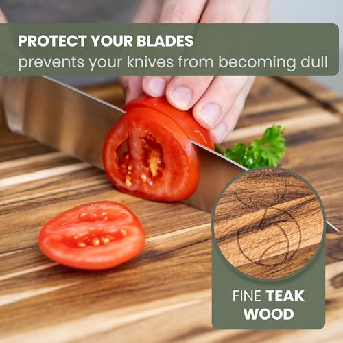 Large Teak Wood Cutting Board