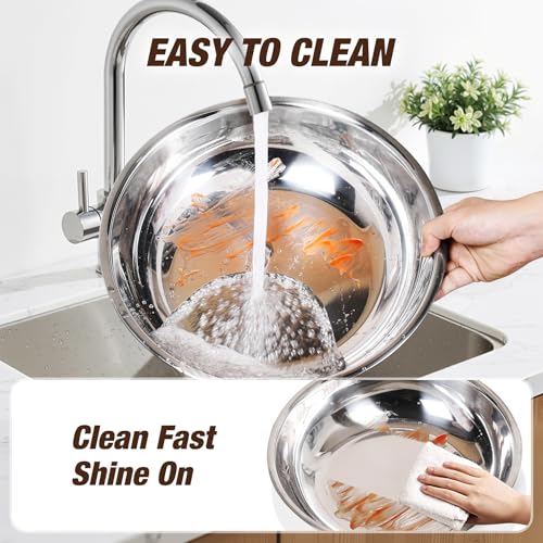 Round Chafing Dishes for Buffet (6 Count)