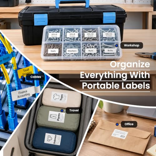221B 2" Bluetooth Thermal Label Printer with 3 Label Rolls