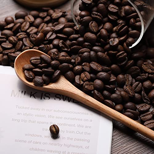 4 PCS 6 Inch Honey Dipper Sticks and 4 PCS 7.87 Inch Coffee Stirring Spoons (8 Count)