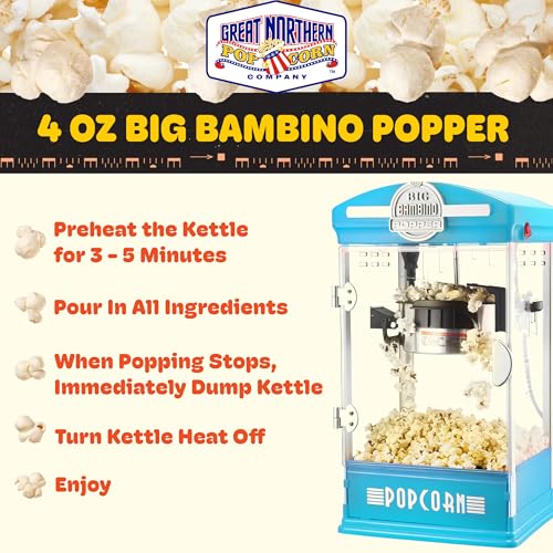 Popcorn Big Bambino 4oz Popcorn Machine