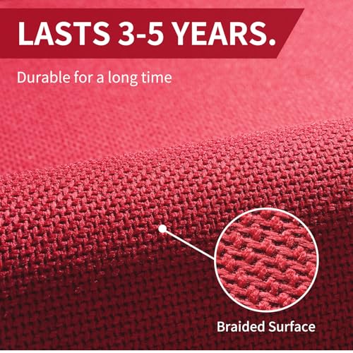Kitchen Rugs Kitchen Mats for Floor Non Slip Washable Red 17"x47"