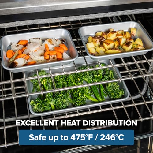 Premium Nonstick Ceramic Baking Sheet Pan Set
