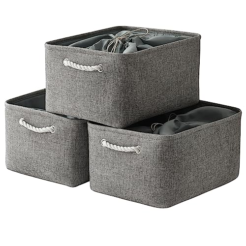 Fabric Storage Bins Baskets for Organizing (3 Count)