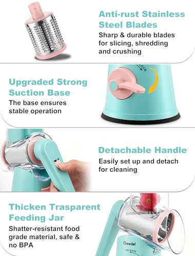 Rotary Cheese Grater Hand Crank