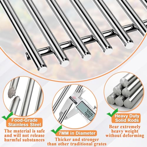 66802 Genesis II GS4 Grill Grates for Weber 3 Burner Genesis 2 GS4 Grill Parts Replacement Weber Genesis II