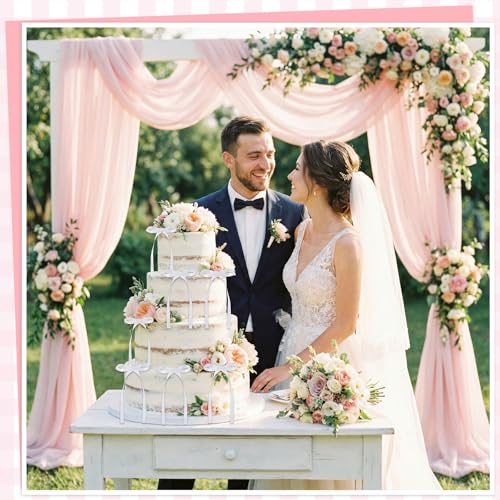 30 Pack Bow Cake Toppers White Ribbon Bows for Cake (30 Count)