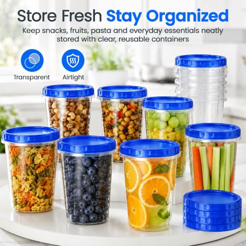 Freezer Storage Containers (12 Count)
