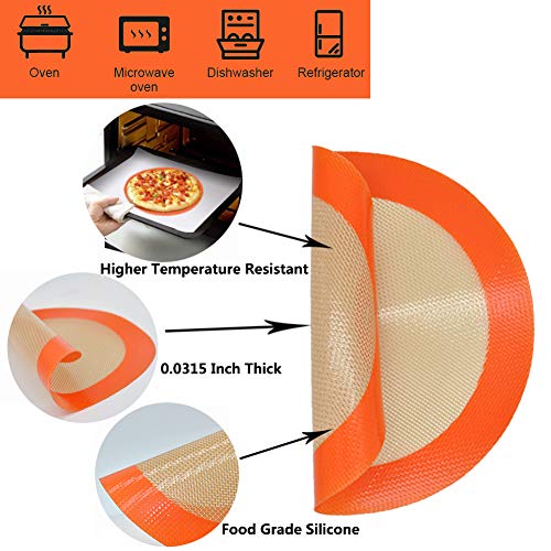 Round Silicone Baking Mats for 8 Inch Cake Pan
