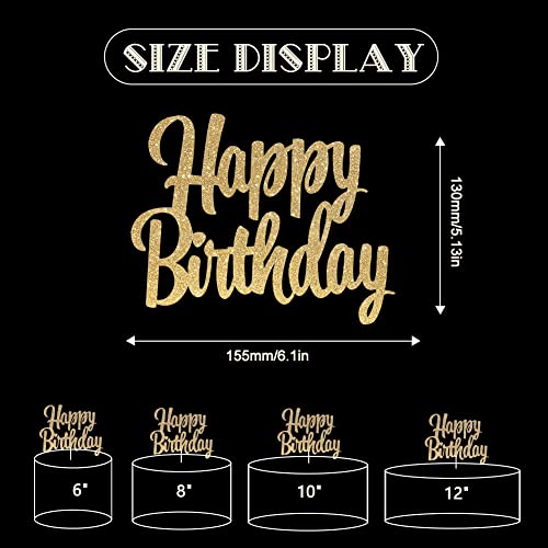 Happy Birthday cake topper