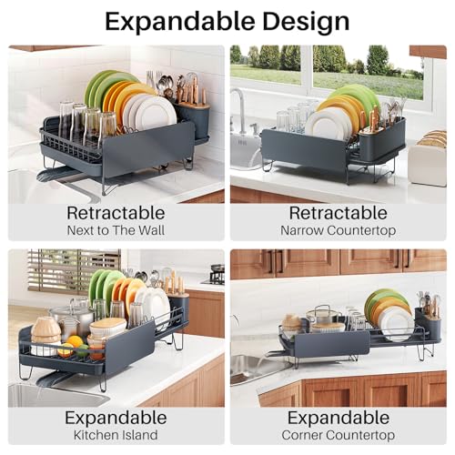 Large Dish Drying Rack for Kitchen Counter