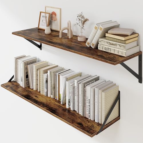 Deep Floating Shelves for Wall