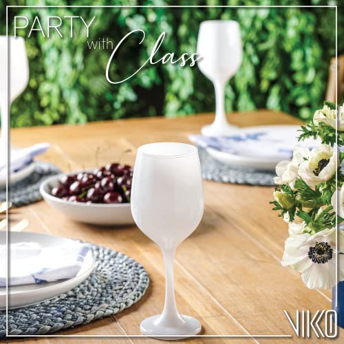 Decor Fancy White Wine Glasses (6 Count)