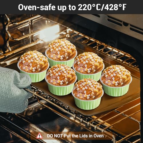 Disposable Aluminum Foil Muffin Liners (30 Count)
