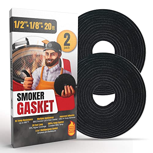 XXL 20 FT Grill Gasket for Smokers (2 Count)