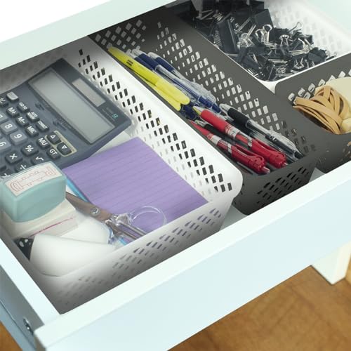 Plastic Storage Basket Set (6 Count)