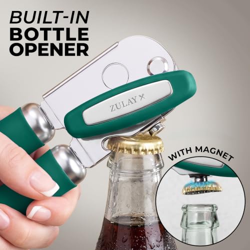 Stainless Steel Swing Open Manual Can Opener Comfortable Grip
