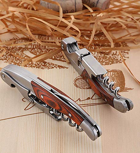 Professional Waiter Corkscrew Wine Key for Bartenders Set of 3 (3 Count)