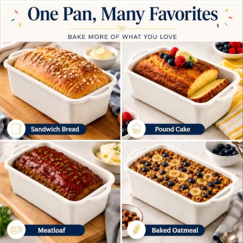 2 Pack 8.5x4.5 Standard Silicone Loaf Pans (4 Count)