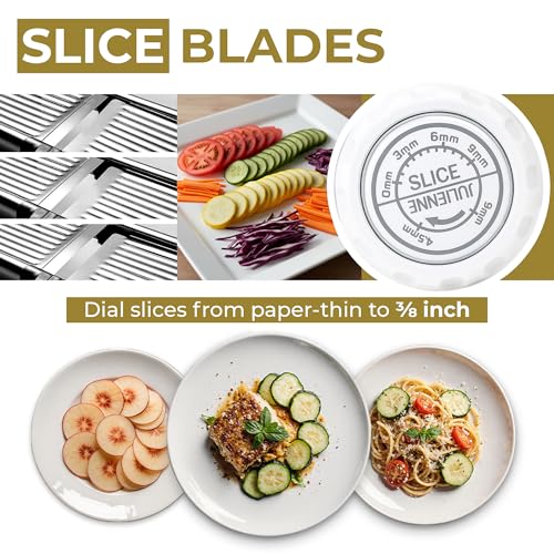 Gramercy Mandoline Slicer for Kitchen with 12 Slice Settings
