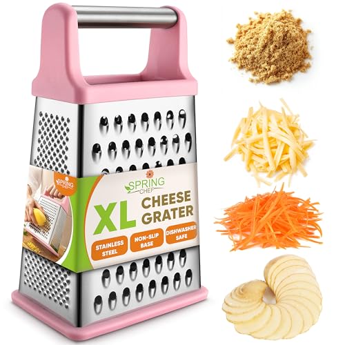 Stainless Steel XL Cheese Grater for Kitchen