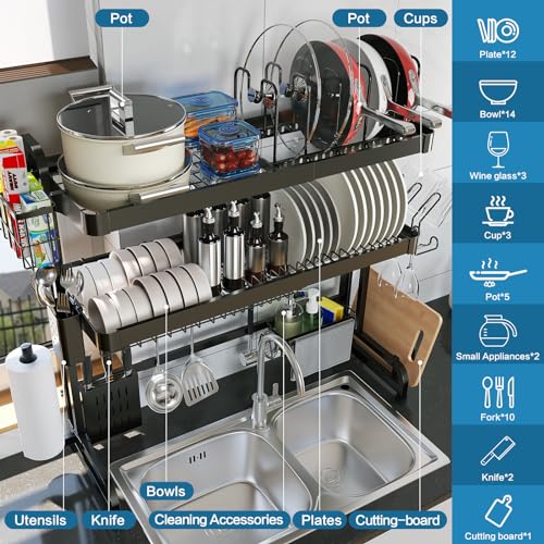 Over The Sink Dish Drying Rack