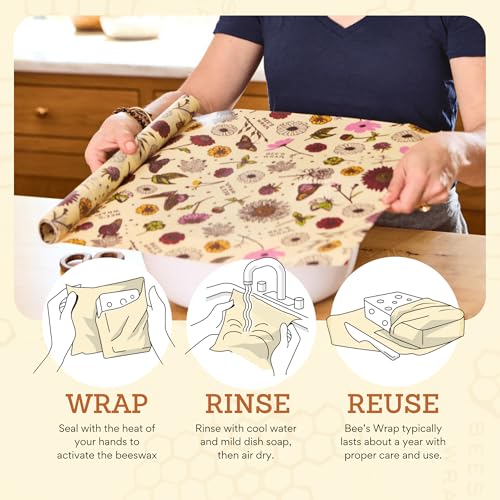 Beeswax Wrap Roll (5 Sq Ft)