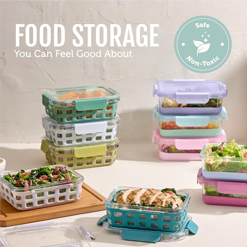 Duraglass Refresh 3.4 Cup Meal Prep Containers (5 Count)
