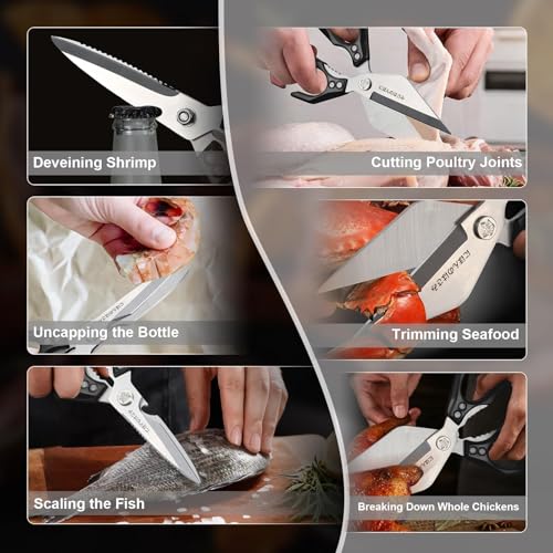 Heavy Duty Poultry Shears Set for Chicken