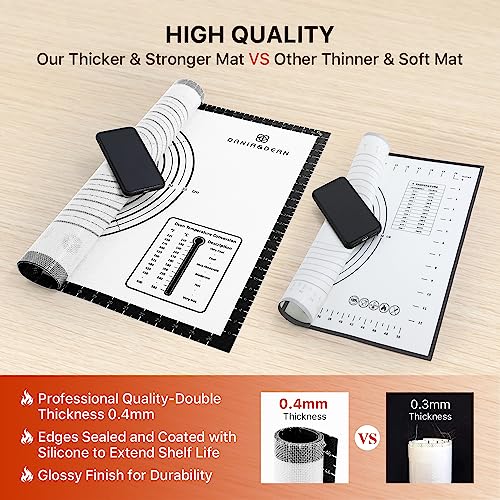 28"x20" Large Durable Silicone Baking Mat for Pastry and Bread
