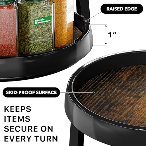 2 Tier Lazy Susan Spice Organizer