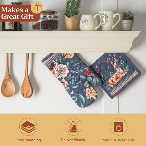 Maison d'Hermine Oven Gloves 100% Cotton Oven Mitt