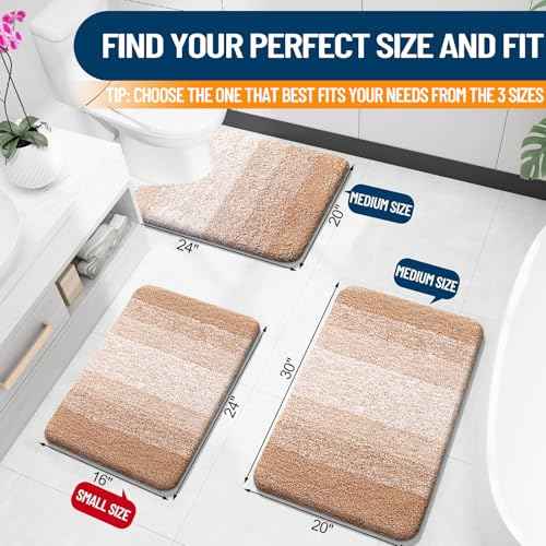Bathroom Runner Rug 45x27