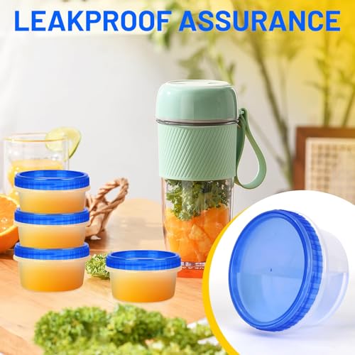 12 Pack Freezer Containers with Screw On Lids (12 Count)