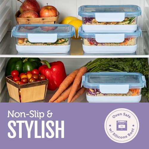 Duraglass Refresh 3.4 Cup Meal Prep Containers (5 Count)