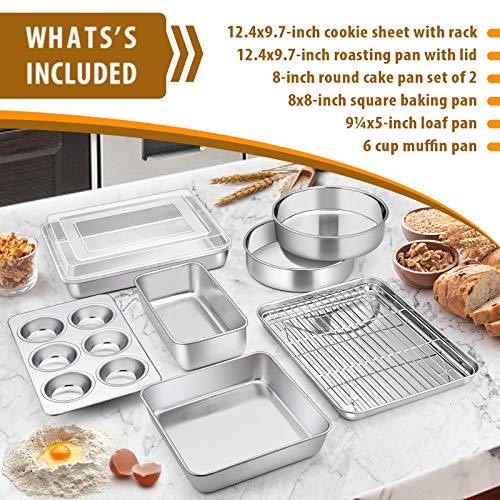 Stainless Steel Baking Pan Set