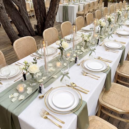 200PCS Gold Plastic Plates (200 Count)