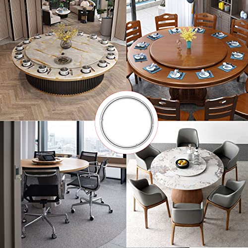 Lazy Susan Hardware Rotating Turntable Bearings Swivel Plate Hardware Aluminum Metal for Dining