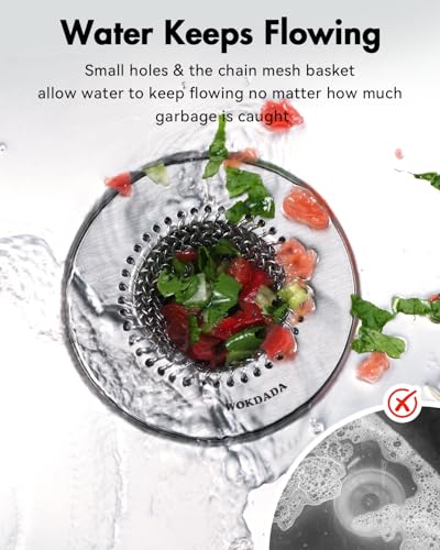4 Pack Reversible Kitchen Sink Drain Strainer (4 Count)