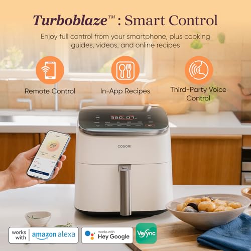 TurboBlaze Smart Air Fryer 6 Qt