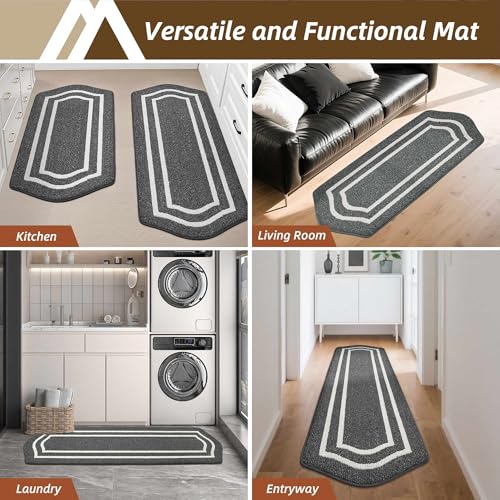Long Kitchen Floor Mats and Rugs Non Slip Washable
