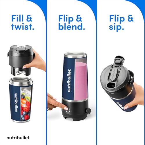 Flip Portable Blender with Insulated Cup