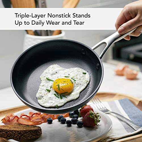 Hard Anodized Induction Nonstick Frying Pan Set