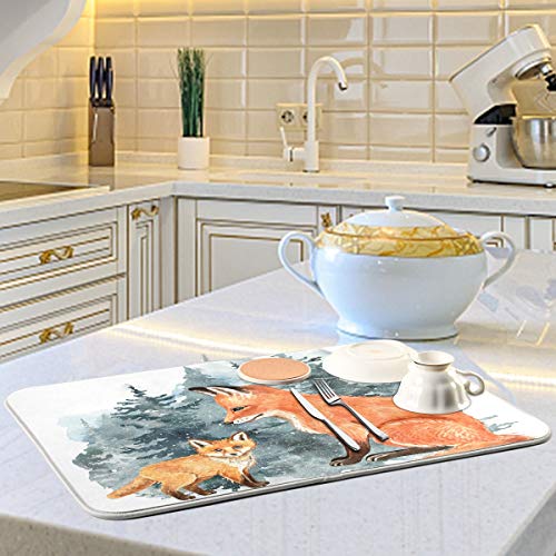 Super Absorbent Dish Drying Mat