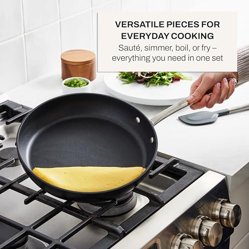 HA1 Hard Anodized Nonstick Fry Pan 12 Inch Induction Oven Broiler Safe 500F