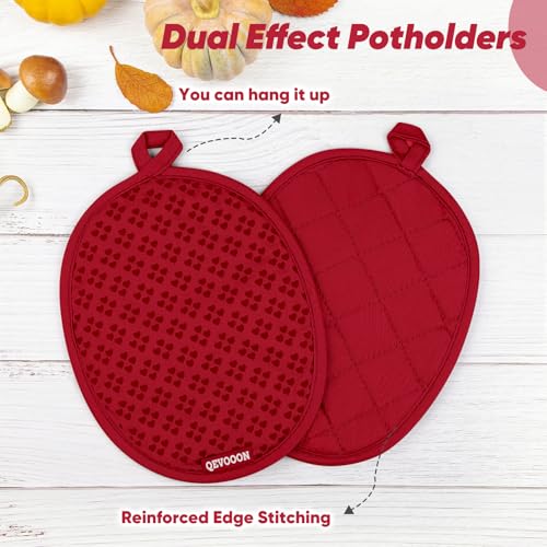 Oven Mitts and Pot Holders 4 Sets (4 Count)