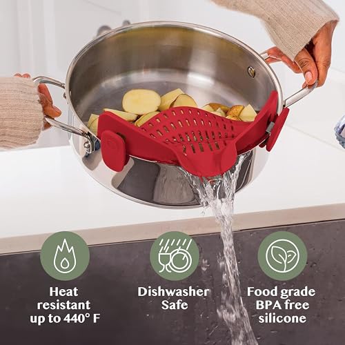 Snap N Strain Silicone Pot Strainer