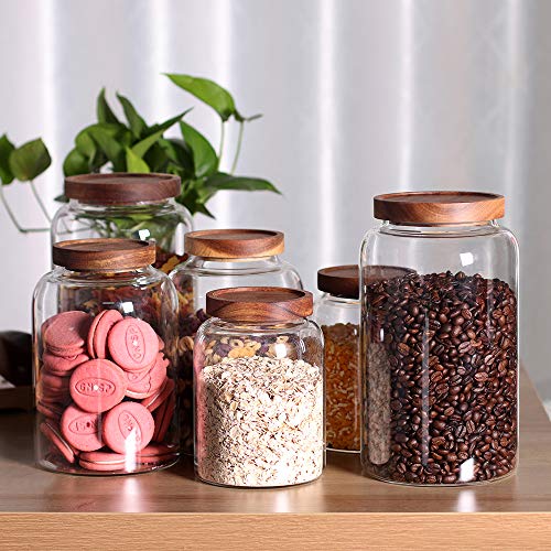Thicken Glass Storage Jar (2 Count)
