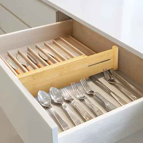 6 Pack Bamboo Drawer Dividers