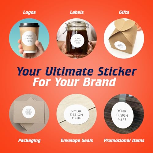 Custom Vinyl Stickers Your Image (100 Count)